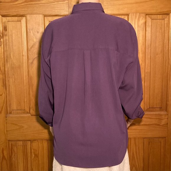 NWOT Vintage Modern Essentials Long Sleeve Top Blouse Size XL - Picture 9 of 12